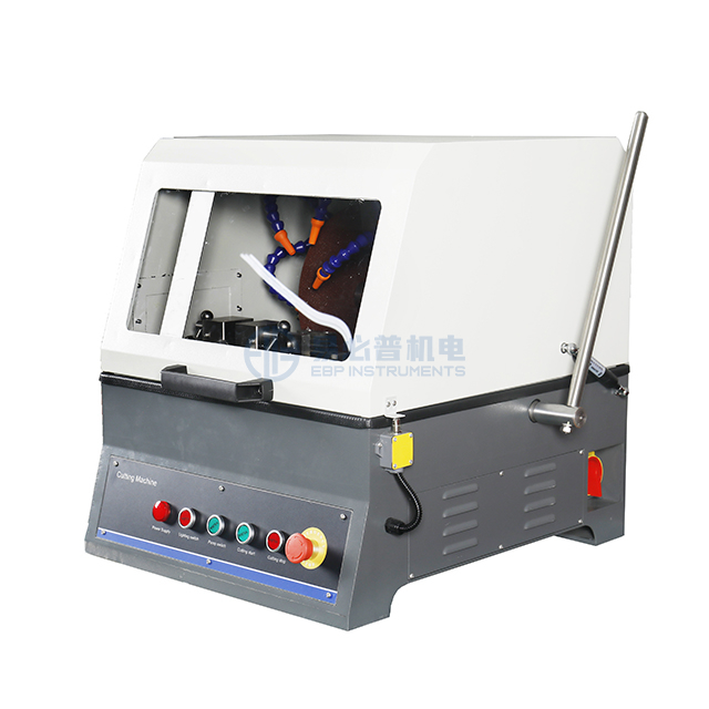 Máy cắt thủ công với máy cắt mài mòn để chuẩn bị mẫu kim loại